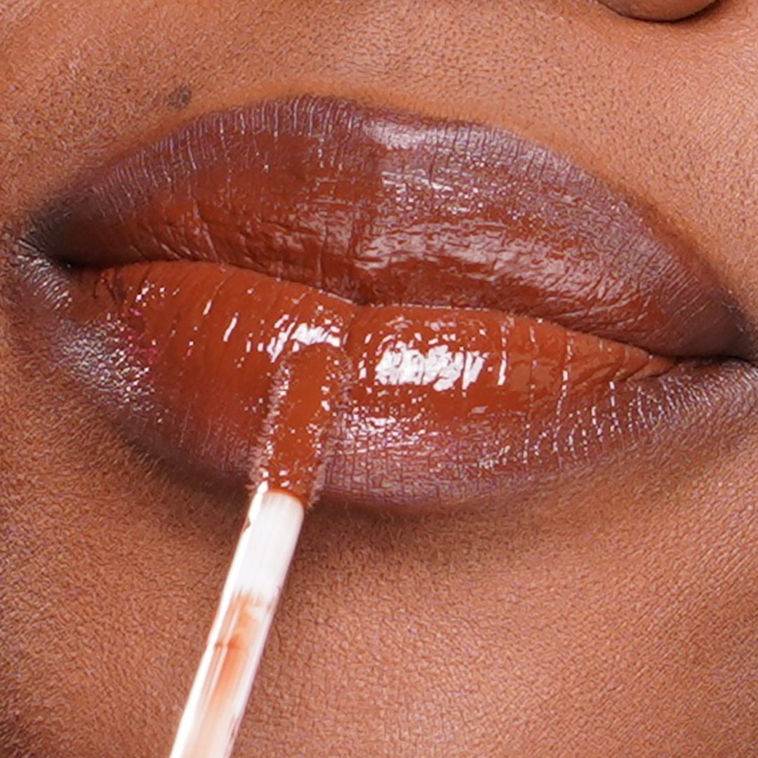 Coco drop- dark brown tinted cream gloss