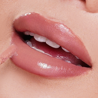 Sand-nude tinted cream gloss