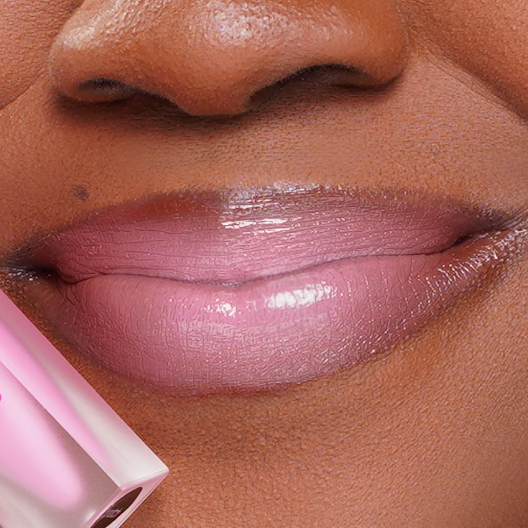 Topnotch-pink tinted cream gloss.