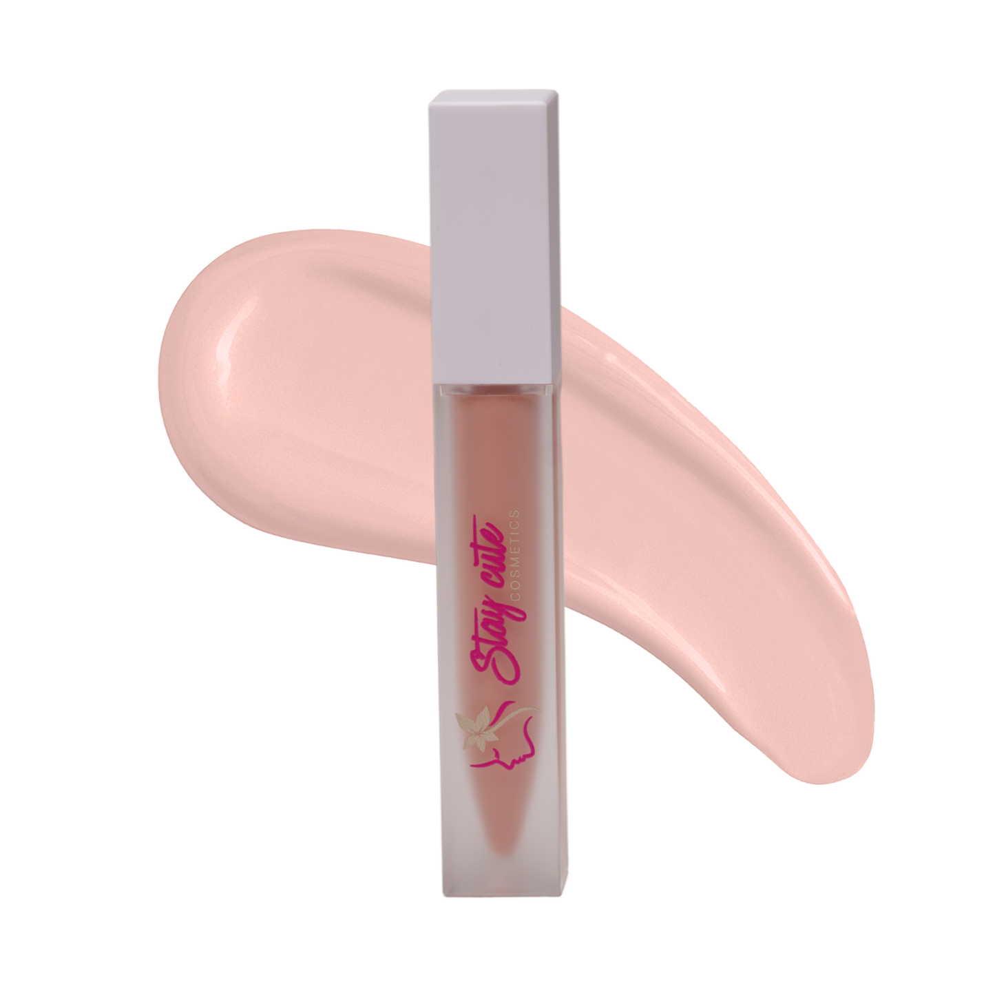 Bombshell- light nude tinted cream gloss.